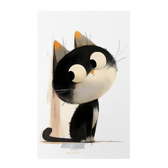 Wall Mounted Cat Scratcher Self-adhesive Cat Scratch Pad Cute Kitten Pattern Scratch Mat Protects Furniture And Walls for Indoor Cats Scratching