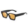 New European and American retro sunglasses women's ins square tortoiseshell thick frame sunglasses UV-proof glasses