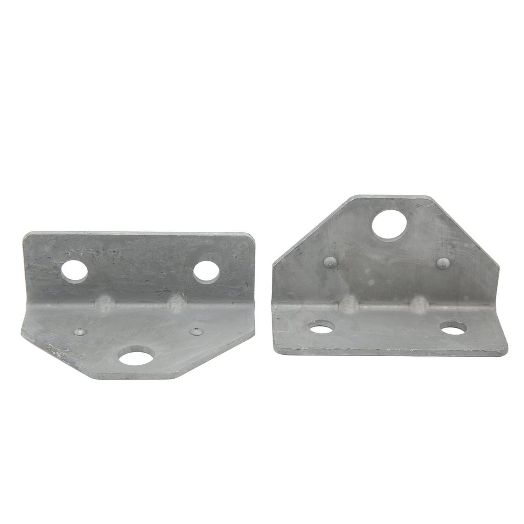 Auflagehalter verzinkt schwenkbar Auflagehalter-Set verstellbar für 3x3 Bootsanhänger Querträgerbefestigung,