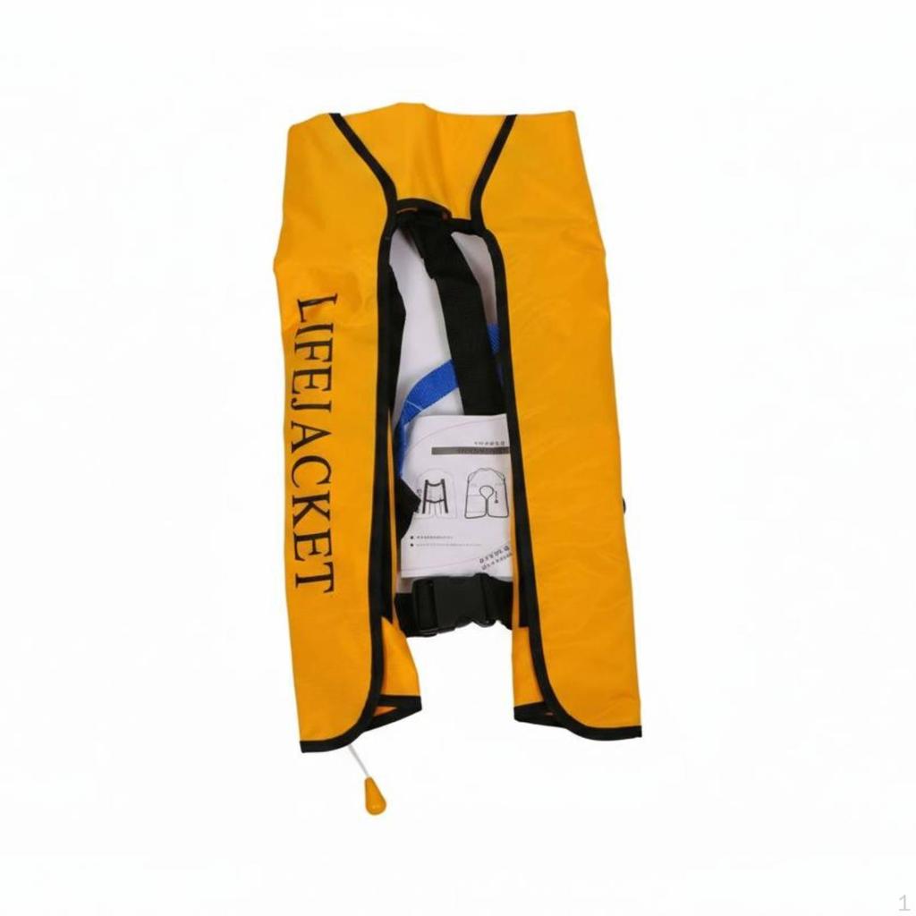 Manual Inflation Flotation Device Lightweight Inflatable Jacket High Buoyancy