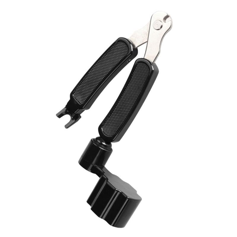 

3 in 1 Multifunction Guitar Accessories Guitar Peg String Winder + String Pin Puller + String Cutter