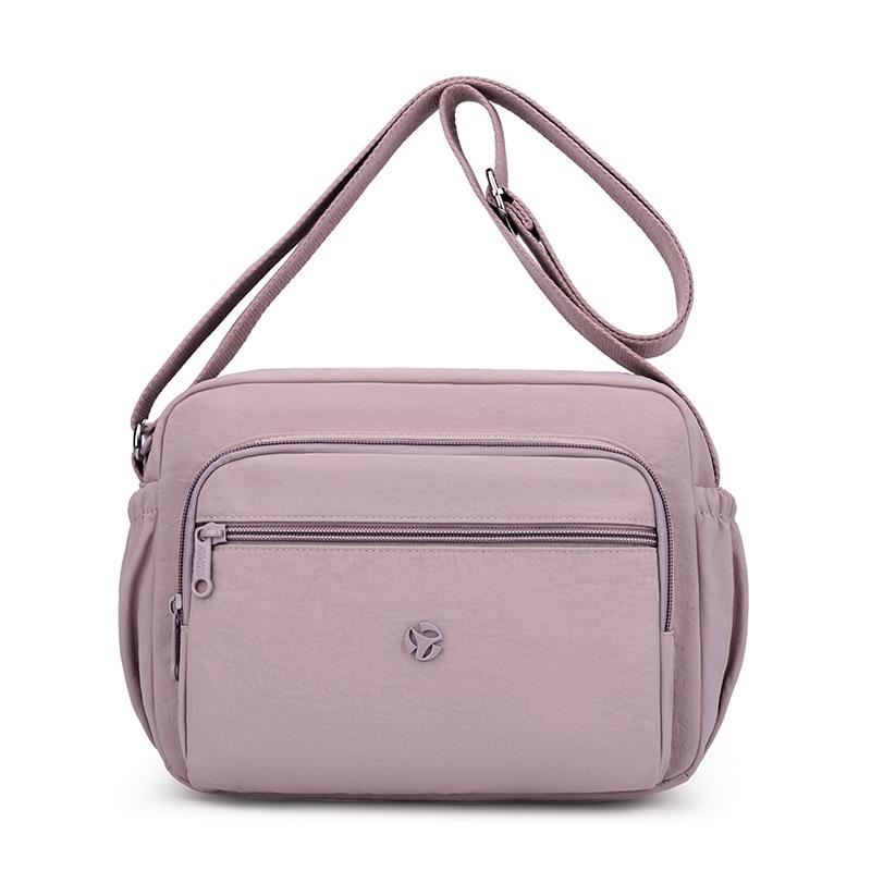 Water-repellent Nylon Bag Women's Shoulder Bag Crossbody Bag Lightweight Small Square Bag