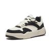 New Anta C37 Series Wear-Resistant Lightweight Height Increasing Low-Top Skateboard Shoes Men's Black White 912438037-4