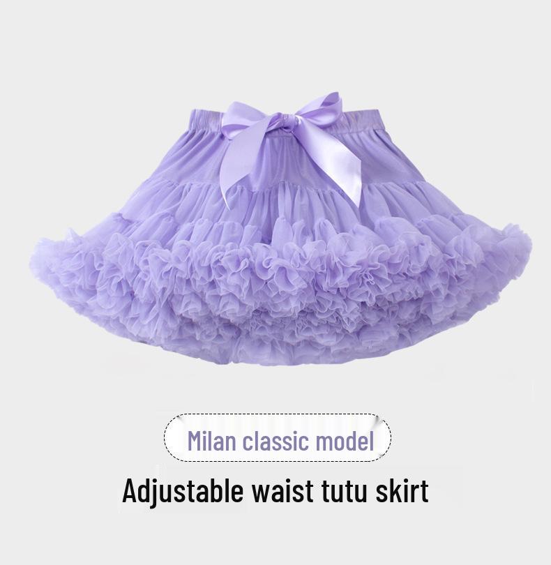 Children's Princess Mesh Tutu Dress - Soft, Puffy, Breathable Skirt for Girls