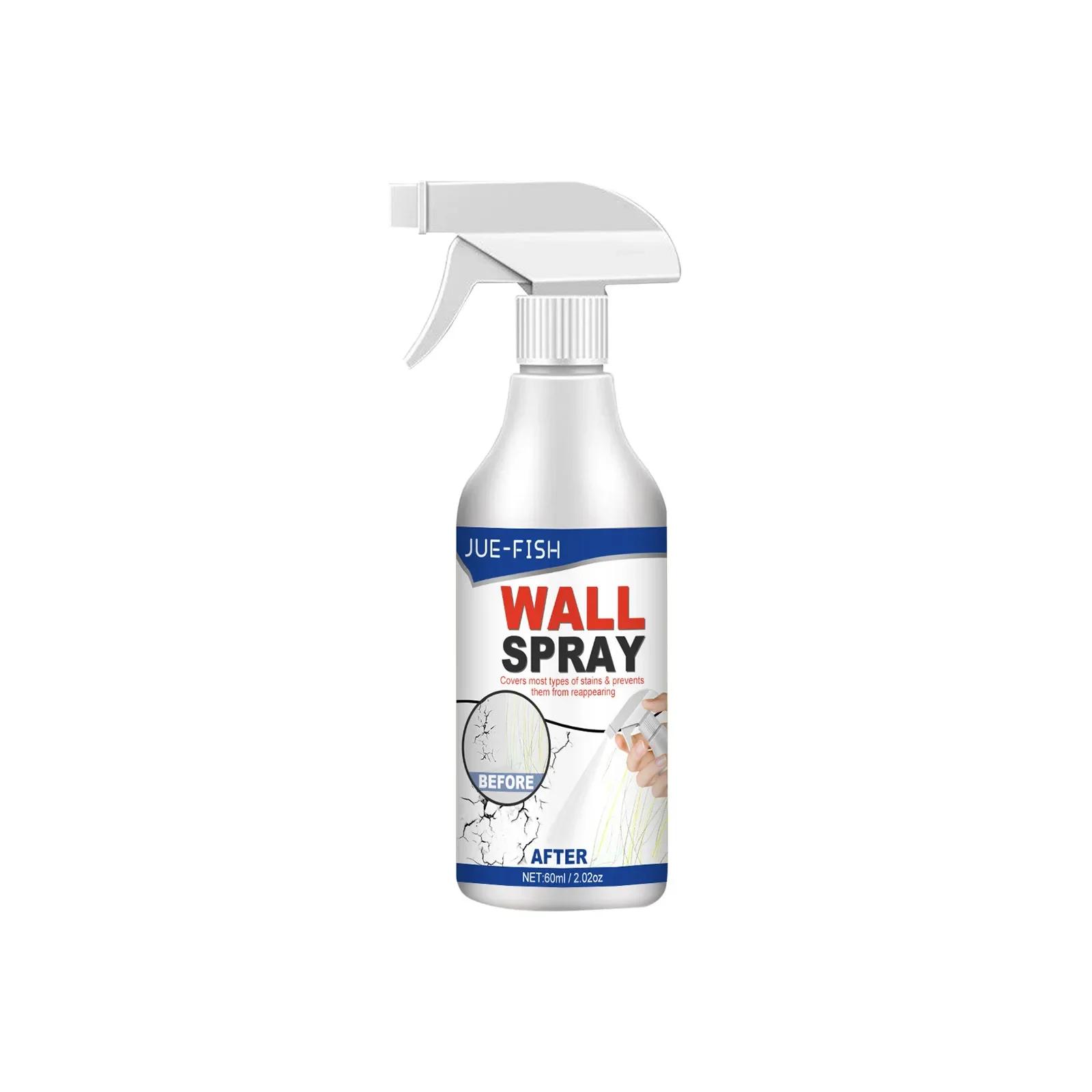 Wall Repair Spray Wall Crack Peeling Repair Mold Spot Stain Remover Interior Refurbishment Paint Waterproof Wall Mending Agent 60ml