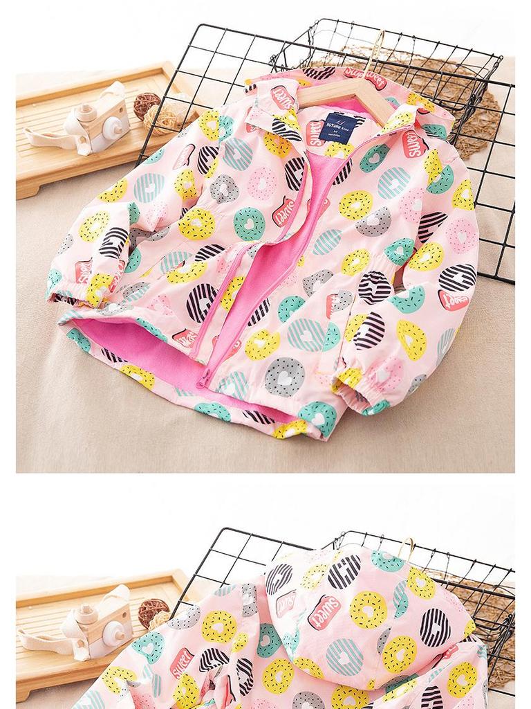 Mädchen Fleecegefütterter Mittellanger Trenchcoat: Herbst/Winter Modische Windjacke