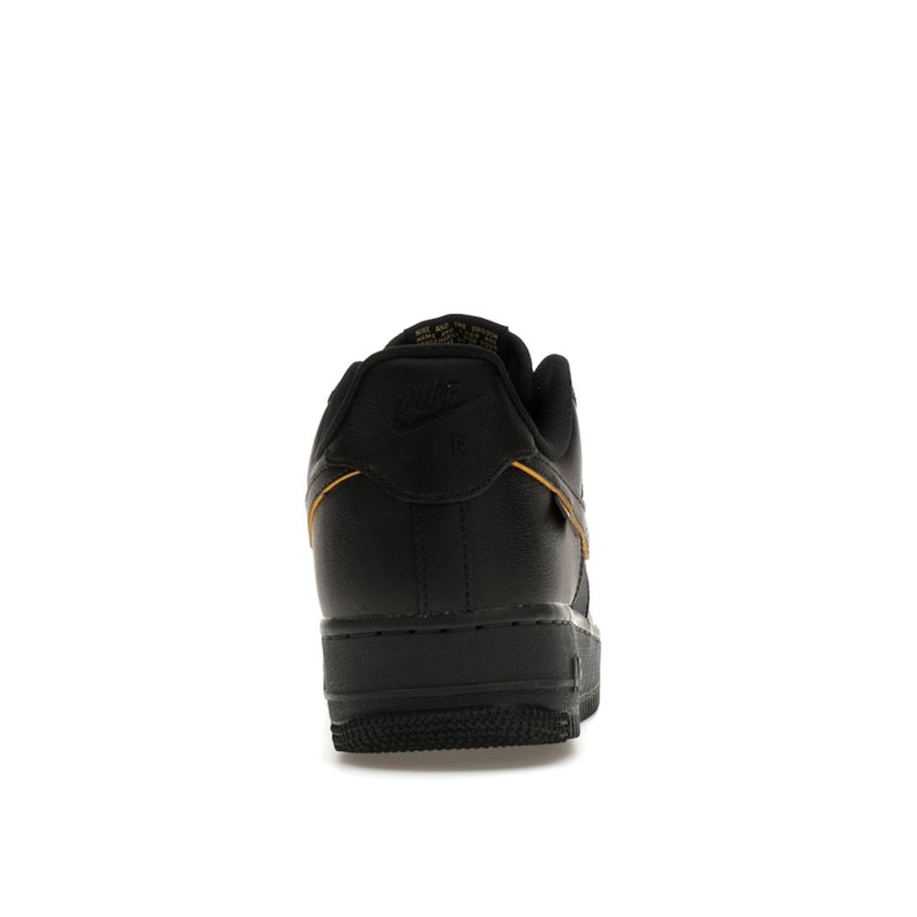 Nike Air Force 1 07 Black University Gold Men Sneakers Dark-Smoke-Grey FZ4617-001
