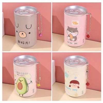 Canned Wet Wipes Portable Children Barreled Cans 30 Sheets Cleaning Cloths Creative Cartoon Chain Cute Small Bell