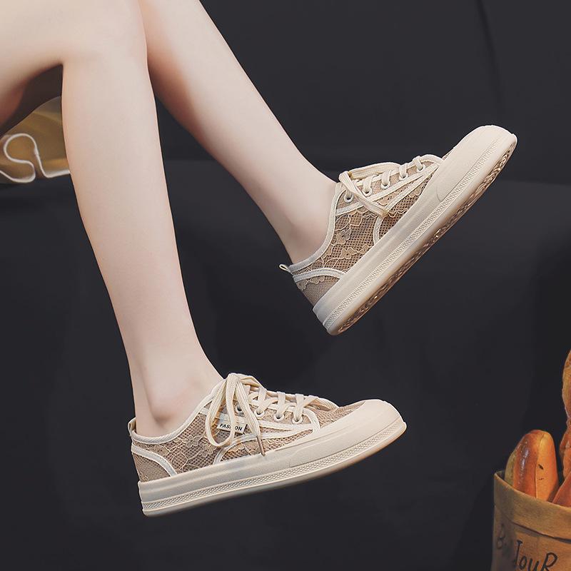 

Летние тонкие дышащие сетчатые парусиновые туфли женские туфли универсальные дышащие сетчатые туфли белые туфли повседневные кроссовки 35 бежевый