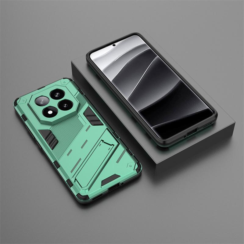 Note14 Pro+ Case Armor Shockproof Phone Cases For Xiaomi Redmi Note 14 Pro Note14Pro 5G 4G Magnetic Holder Stand Back Cover