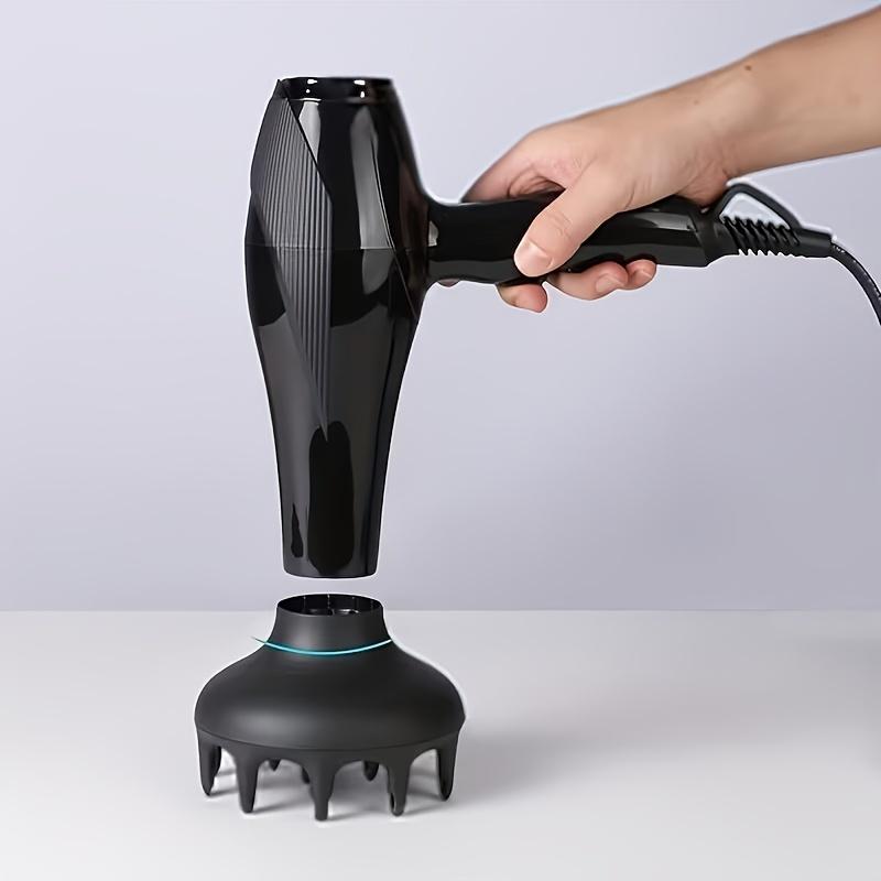 1 Pezzo Diffusore per Capelli Ricci e Naturali, Massimizza l'effetto Anti-crespo Nero Orchidea, Migliora i Capelli Naturalmente Ricci, Accessorio per Asciugacapelli