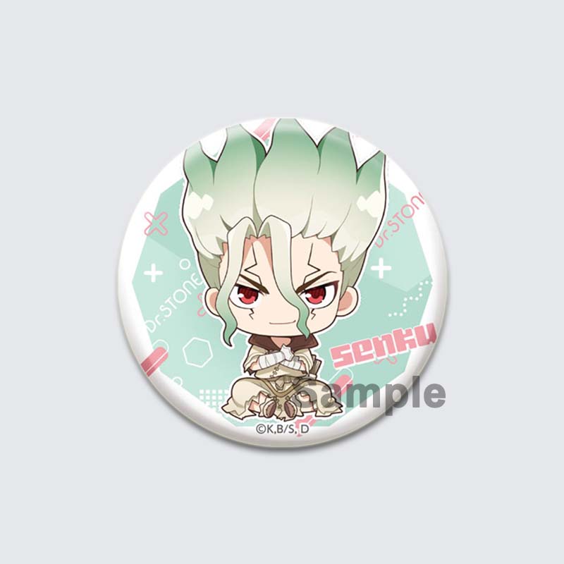 

32/44/58 мм ТВ аниме DR STONE Броши на рюкзаке Мультяшный значок для коплея Ishigami Senkuu/Amber/Kohaku Милые эмалевые булавки Ювелирные аксессуары 32mm