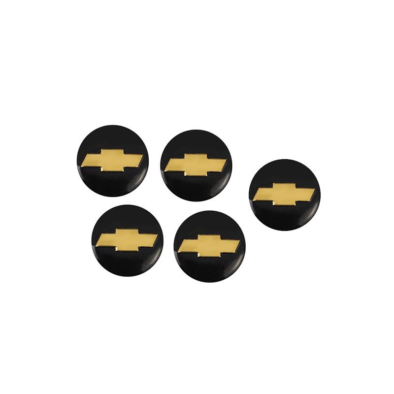 

5/10Pcs 14/18MM Car Remote Key Sticker Aluminum Emblem Decal For Chevrolet Corvette Montana TrailBlazer Trax SS Spark Bolt Cruze