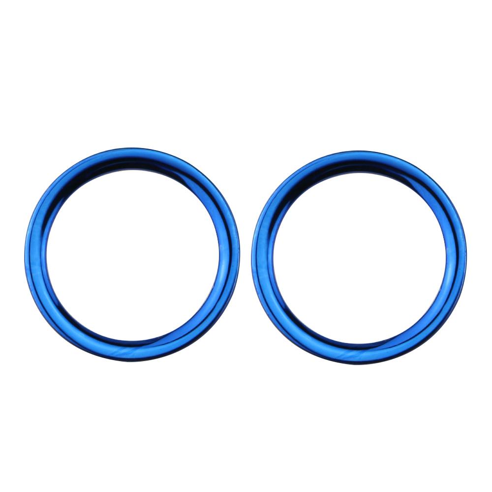 2Pcs Stainless Steel Car Front Side Air Conditioning Vent Outlet Cover Trim Sticker for Nissan Kicks 2017 - 