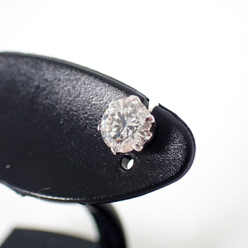 K18WG Diamond 0.387 Earrings (One Side) / j23-1