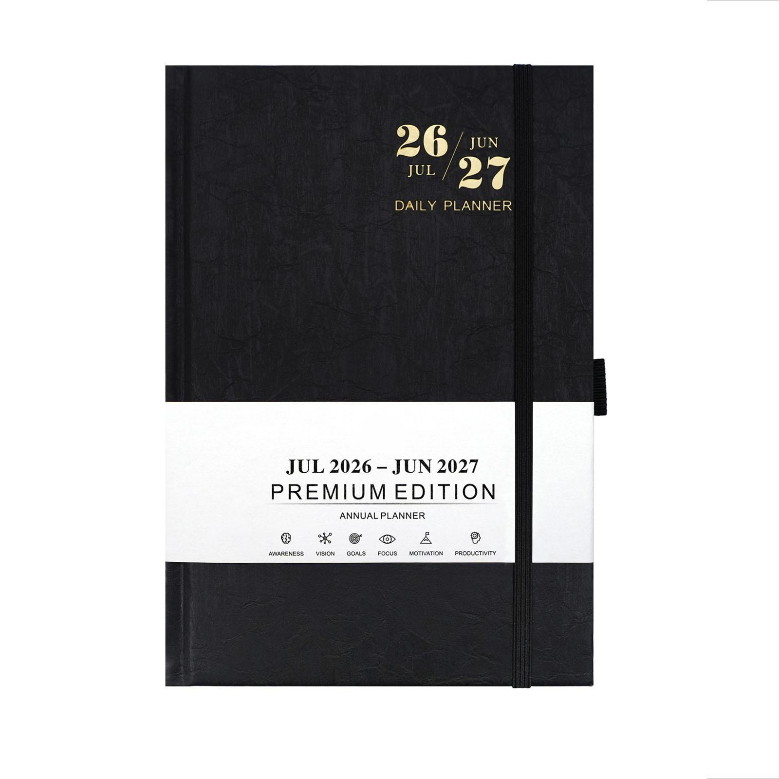 Планировщик расписания на 2026-2027 годы, формат A5, 192 страницы/384 страницы, ежедневник/календарь/блокнот One Size