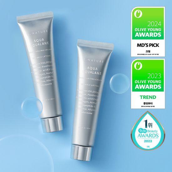 S.NATURE Aqua Squalane Moisture Cream 60ml Double Promotion