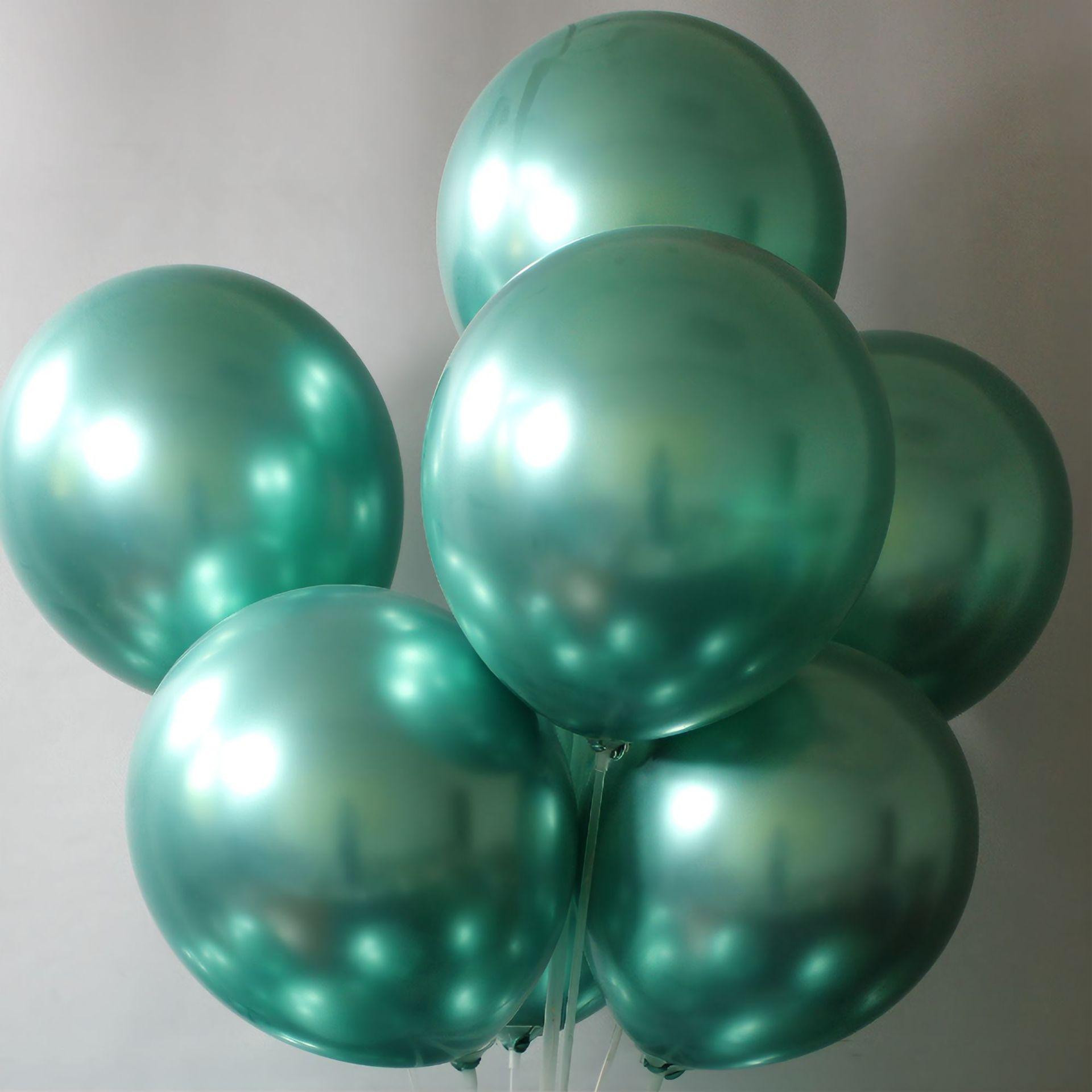 

12inch 2.8g Chrome Thickened Metal Balloons Pack for Birthday Wedding Party Backdrop Decoration Bulk Balloon Decoration 50pcs 12inch 50pcs