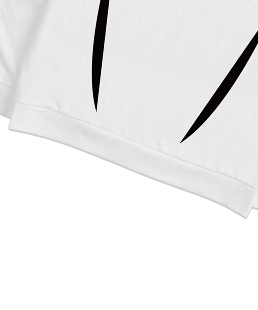 VANNWORKS Jersey Blockcore Unique Sweatshirt (Vls0014) White/Black