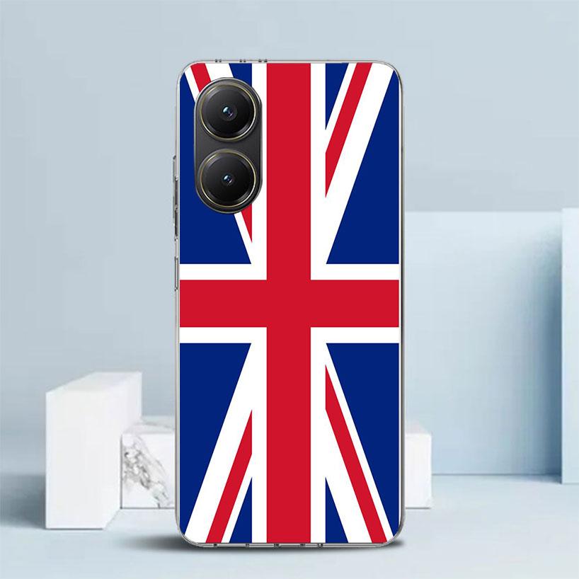 Union Jack England UK Flag Soft Cover for Xiaomi Poco F7 Ultra X7 X6 X5 Pro M7 Phone Case Redmi 15 15C 13 13C 12 12C 10 10C Prin