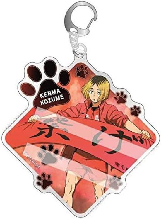 Sbdsyue Set of 6 Keychains for Tobio Kei Koushi Kenma and Tetsuro Perfect for Everyday Costume Moe Anime Phone Car Baby Showers (Yue) Haikyu!!