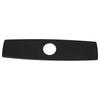 304 Stainless Steel Sink Hole Cover Matte Black Faucet Base Plate Home Improvement