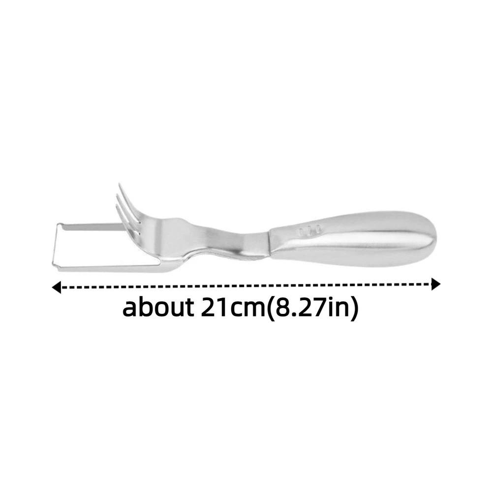 Rust-proof Watermelon Fork Cutter Stainless Steel Fruit Digging Tool Watermelon Cube Cutter Summer