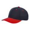 SSK Round Baseball Cap BC072 Navy x Red 6-sided (7020)