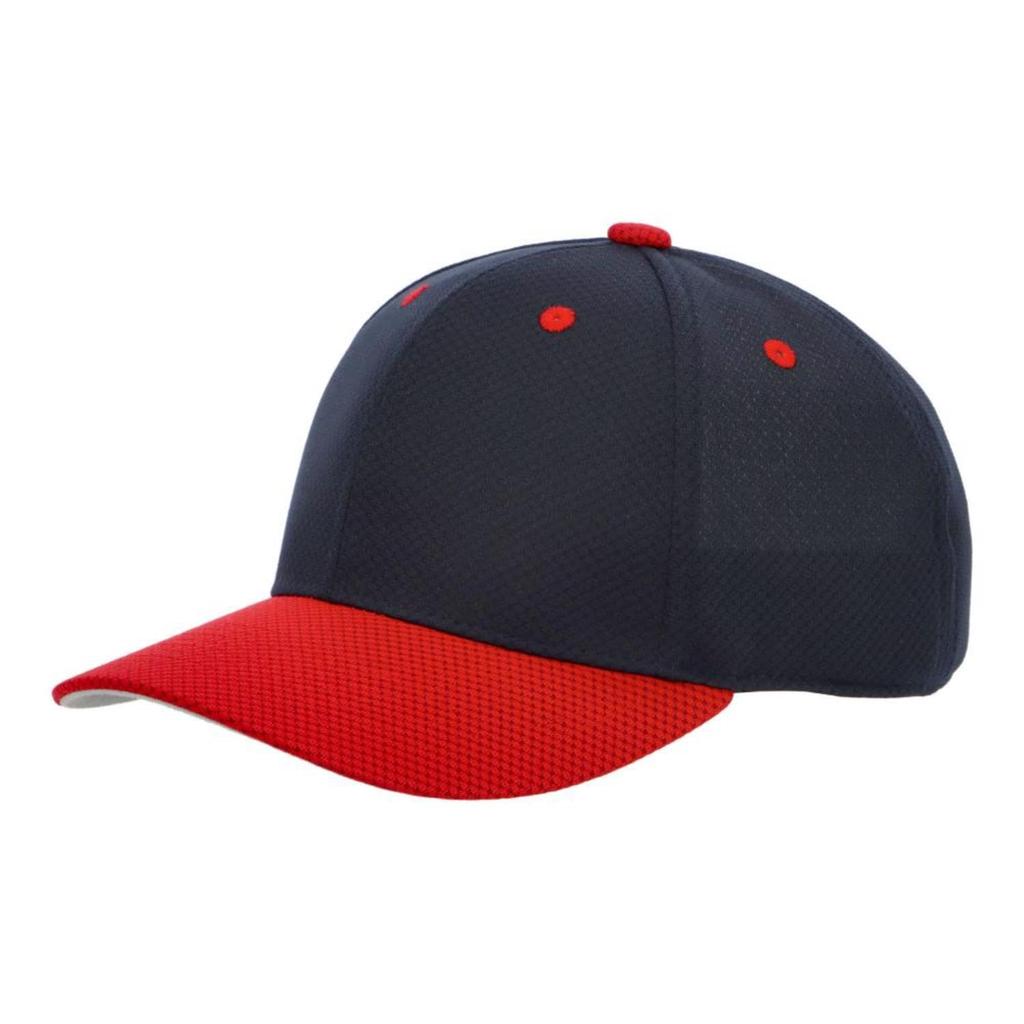 SSK Round Baseball Cap BC072 Navy x Red 6-sided (7020)
