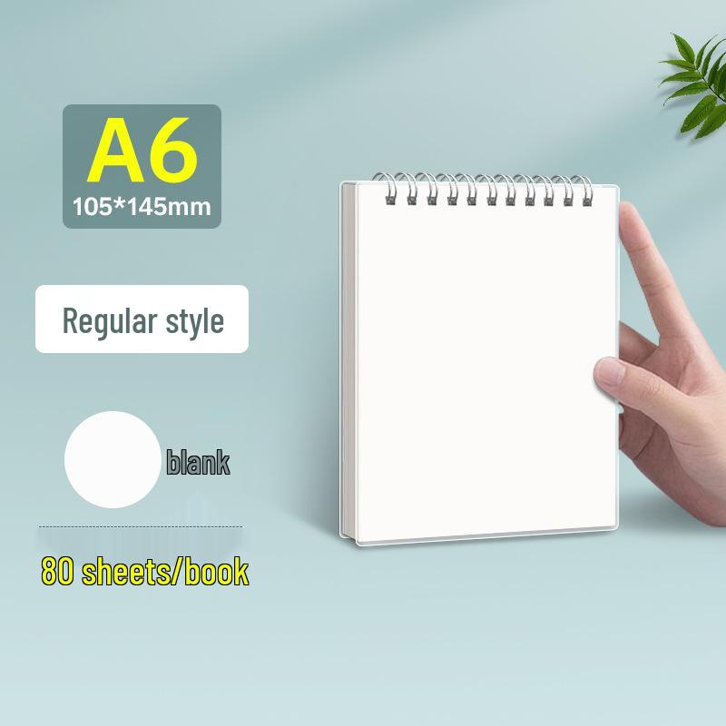 Dual Spiral Notebook - Thick B5, A5 Planner with Lined, Grid, and Blank Pages (English)