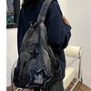 Zaino nuovo zaino in denim lavato a cambiamento graduale zaino casual versatile per studenti grande capacità zaino semplice alla moda