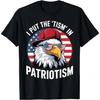 I Put The Tism In Patriotism Athletic Eagle Tshirt Summer Graphic Tees