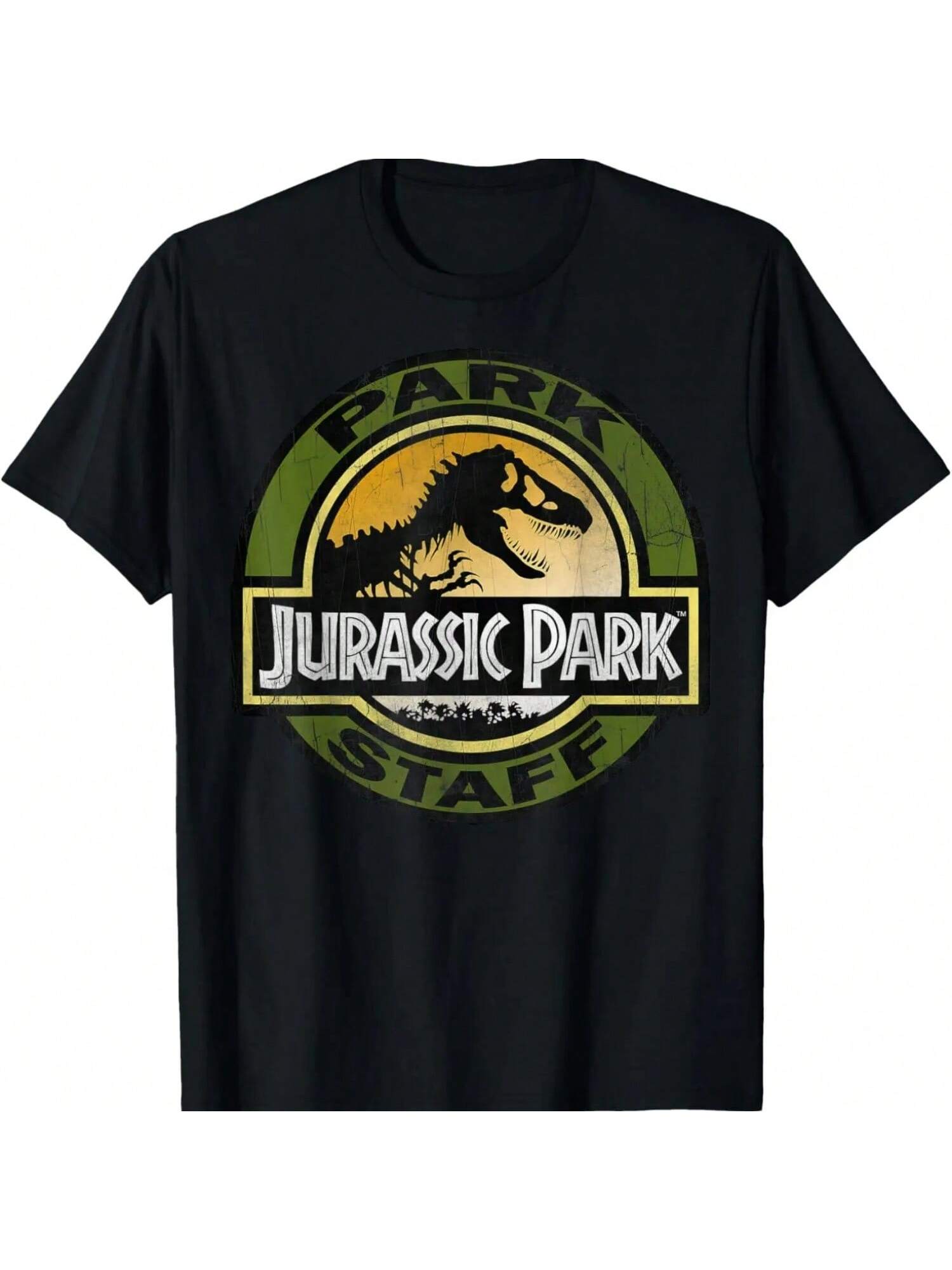 Staff Retro Distressed Logo Graphic T-Shirt T-Shirt S разноцветный