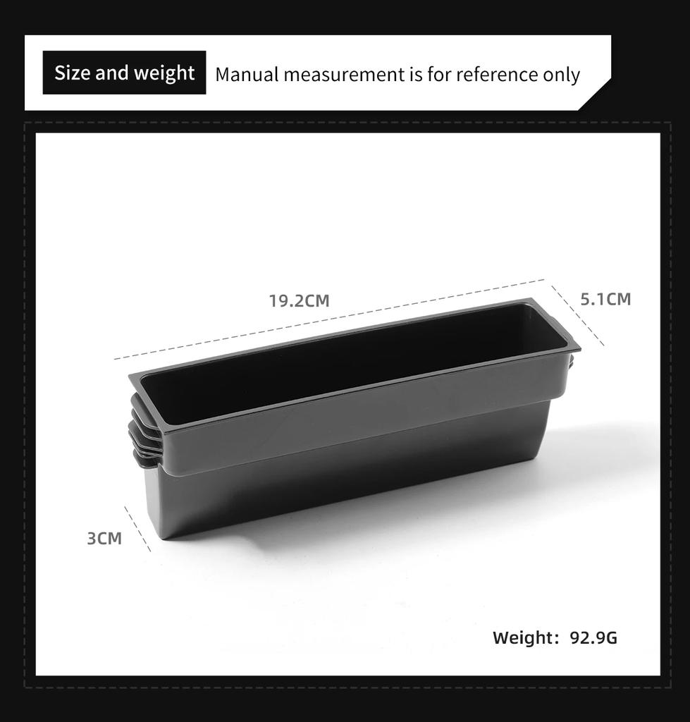 for Tesla Model Y Launch 2025 Juniper/Model 3 Highland Central Control Storage Box Tray Organizer Tidying Car Accessories
