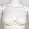Tassel Bra Chest Chain Heart Breast Chain Punk Chest Support Body Chain  Hipster