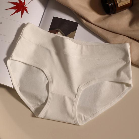 Majtki damskie Średni stan Jednolity kolor Bawełna Podniesione pośladki Dobra oddychalność Elastyczne Szybkoschnące Sportowe codzienne majtki Majtki damskie