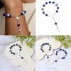 Elegant Crucifix Charm Bracelet Religious Symbol Jewelry Alloy Design Wristband For Daily Wear Secure Lock Clasp
