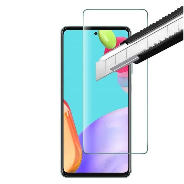 Coque de protection - toproduits® - galaxy a52 4g-5g - souple - transparent - verre trempé