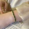 Emerald Zircon Bracelet Niche Light Luxury High-end Bracelet Fashion French Temperament Jewelry
