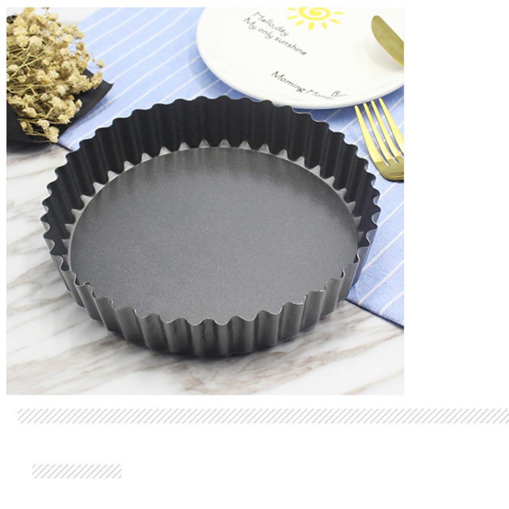 Round Shape Cake Mold Movable Bottom Kitchen Pizza Cake Mold Baking Tray