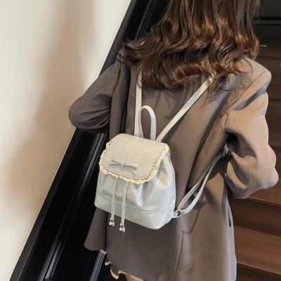 Frühling und Sommer kleine Taschen Damen 2025 neu Ballett Feng Shui Bucket Bag vielseitiger Rucksack Umhängetasche Nischen-Rucksack