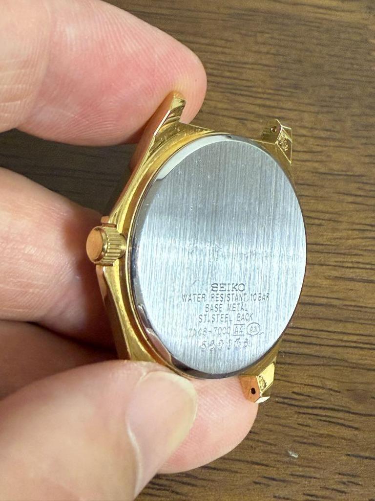 [USED] SEIKO 7N48-7000 Spirit Polished Watch with Replaced Battery