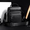 Men's Genuine Leather Crossbody Shoulder Bag - Top Grain Cowhide, Small Storage, Tool Bag