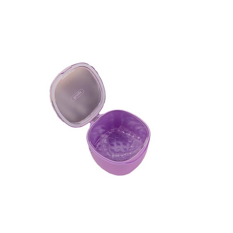 Portable Orthodontic Retainer & Denture Cleaning and Storage Box