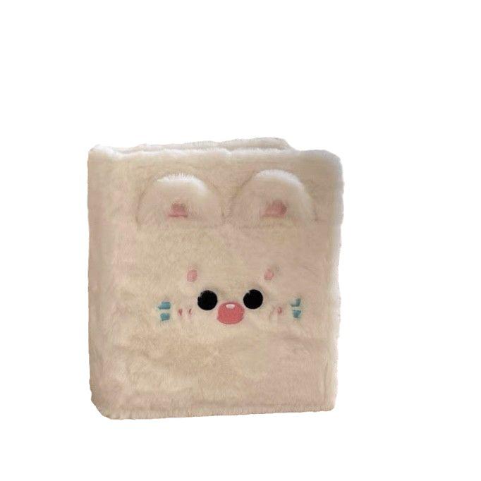 Plüsch Welpe A5 Loseblatt 4-Taschen Foto Kartenalbum - Niedlicher Mädchenhafter Planer für Idol Stanning