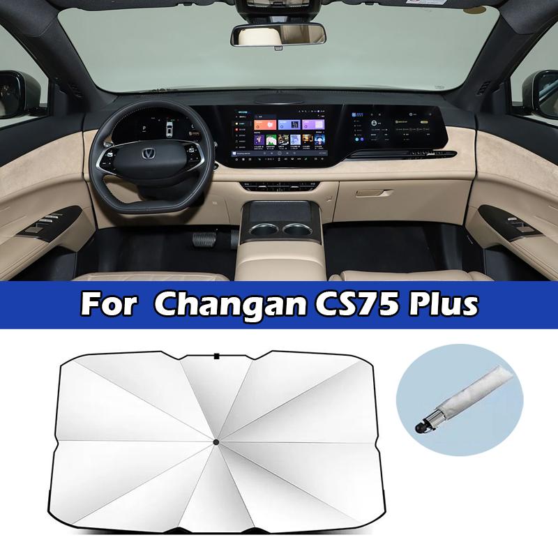 Car Sunshade Umbrella Front Windshield UV Protect Cover for Changan CS35 CS55 CS75 Plus CS95 UNI-K UNI-T UNI-V Lamore Eado Plus