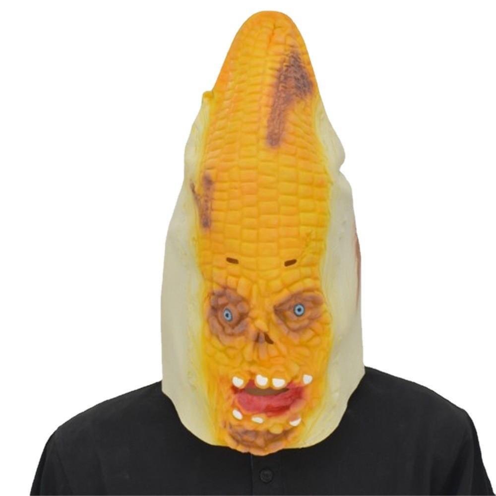 Corn Monster Mask Latex Cosplay Costume For Halloween Parties