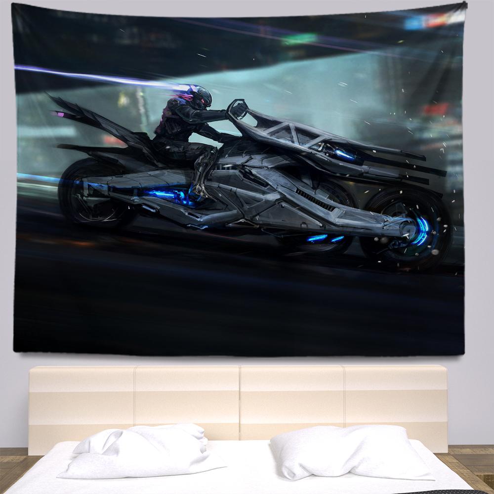 Cyberpunk Anime Tapestry Bohemia Hippie Room Decoration Large Wall Cloth Sheets Curtain 100X70CM