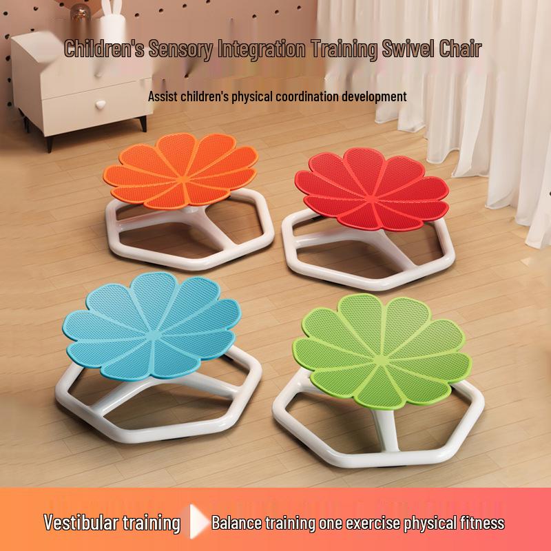 Sunflower Rotating Balance Chair for Children s Sensory Integration and Kindergarten Education.