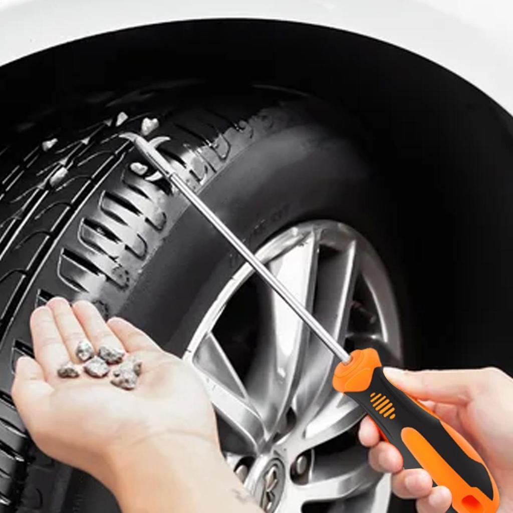 Tire Cleaning Hook Screwdriver Accessory Car Tire Stone Cleaner Stone Remover Tire Cleaning Tool Tire Repair Tools